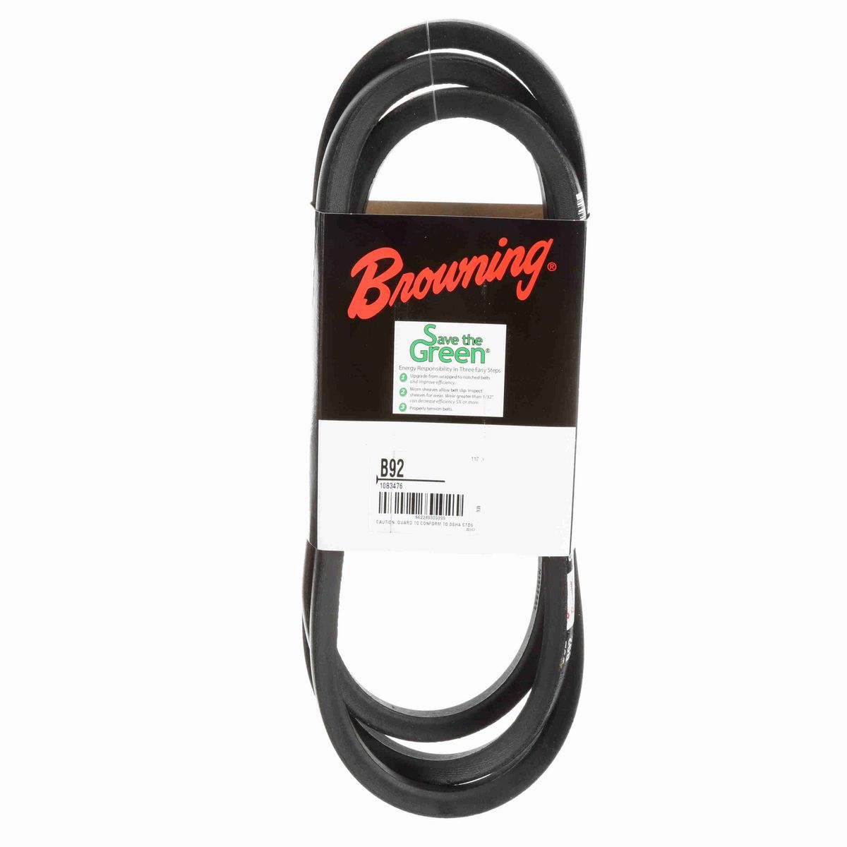 Browning Neoprene Wrapped Belt 95% Efficient - B92