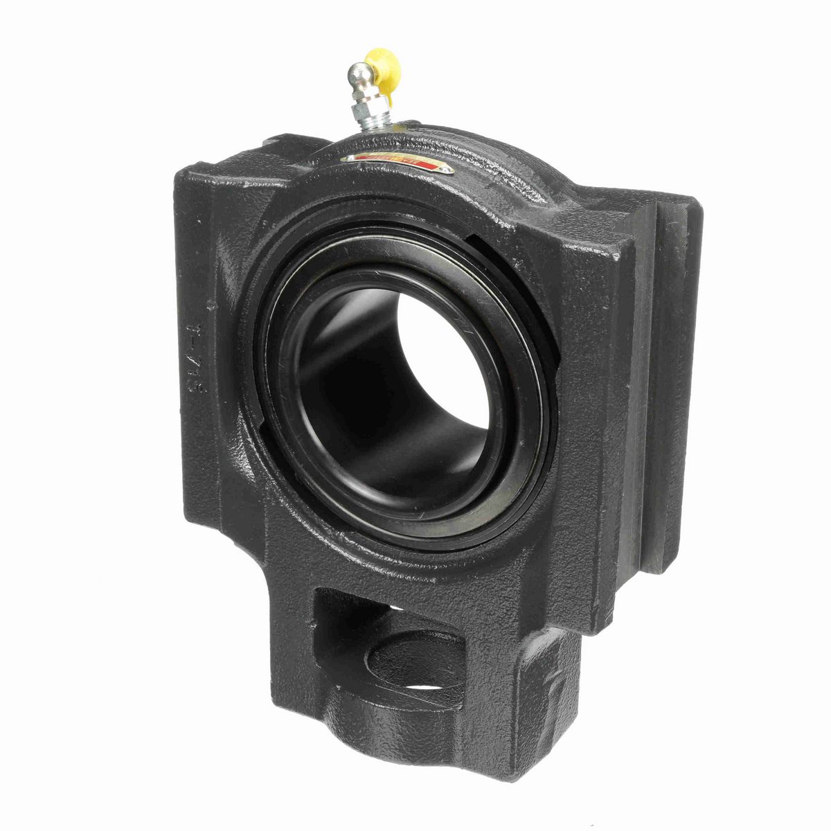 Sealmaster Mounted Cast Iron Wide Slot Take Up Ball Bearing - 52100 Bearing Steel, Black Oxided - Setscrew Lock - ST-55