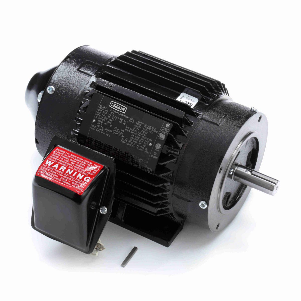LEESON Speed Ratio Motor, 2 HP, 3 Ph, 60 Hz, 230/460 V, 1800 RPM, 145TC Frame, TENV - Y551