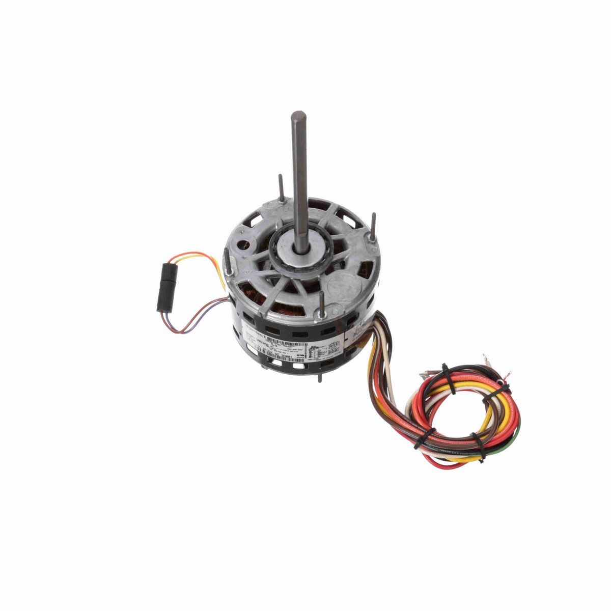 Genteq Fan and Blower Motor, 1/6 HP, 1 Ph, 60/50 Hz, 277/230 V, 1075 RPM, 4 Speed, 48 Frame, OPAO - 3D001