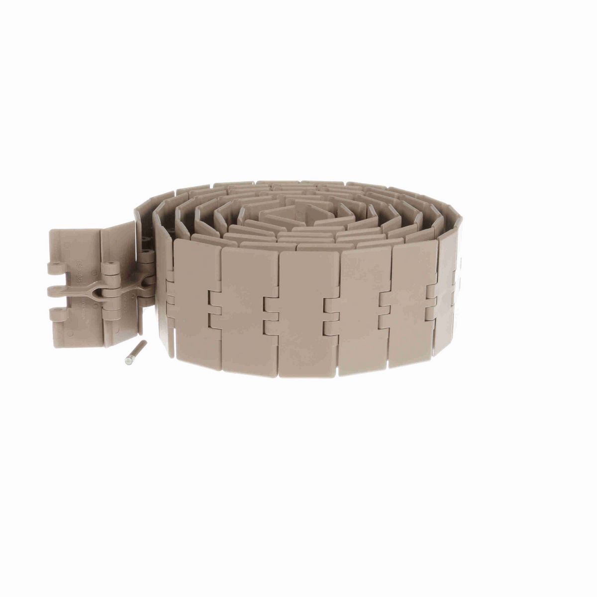 System Plast 820 Straight Running Solid Top, Material: Tan Low Friction, Width: 3.5in, Pitch: 1.5in - LF820-K350