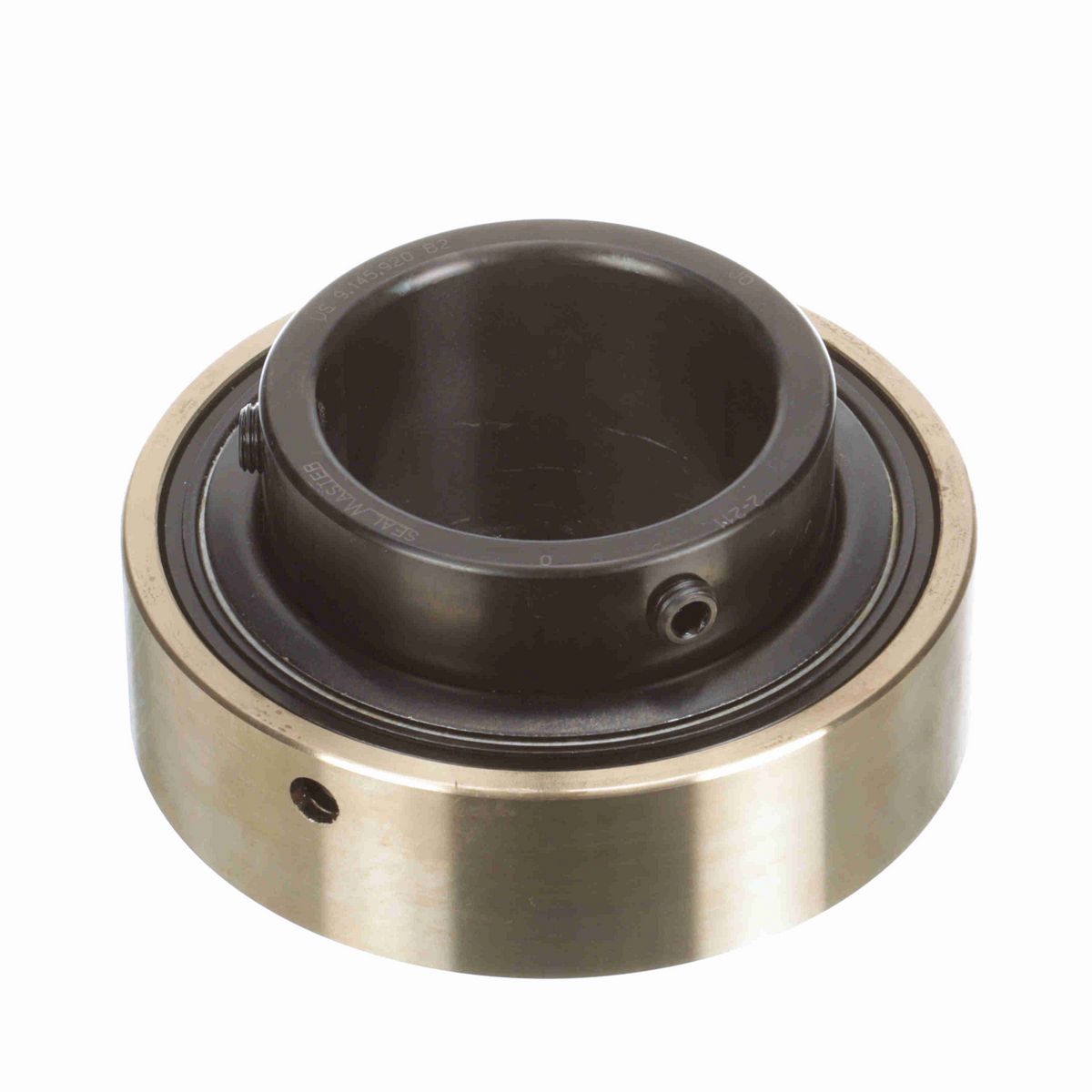 Sealmaster Mounted Insert Only Ball Bearing - 52100 Bearing Steel, Black Oxided - Setscrew Lock - AR-2-211