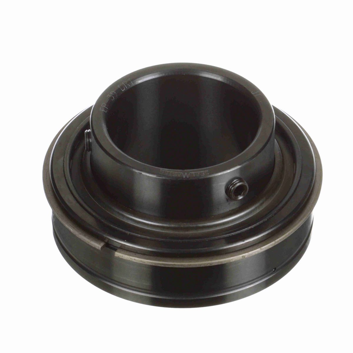 Sealmaster Mounted Insert Only Ball Bearing - 52100 Bearing Steel, Black Oxided - Setscrew Lock - High Contamination - ER-39 DRT