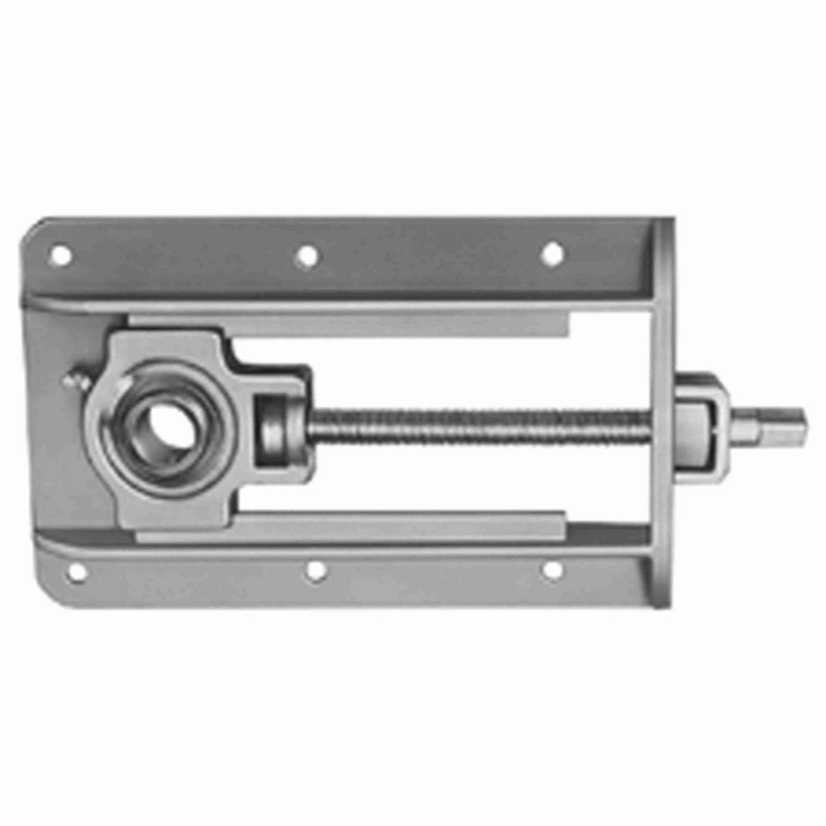 Sealmaster Mounted Cast Iron Wide Slot Take Up Housing & Frame Assembly Ball Bearing - 52100 Bearing Steel, Black Oxided - Setscrew Lock - STH-23-9