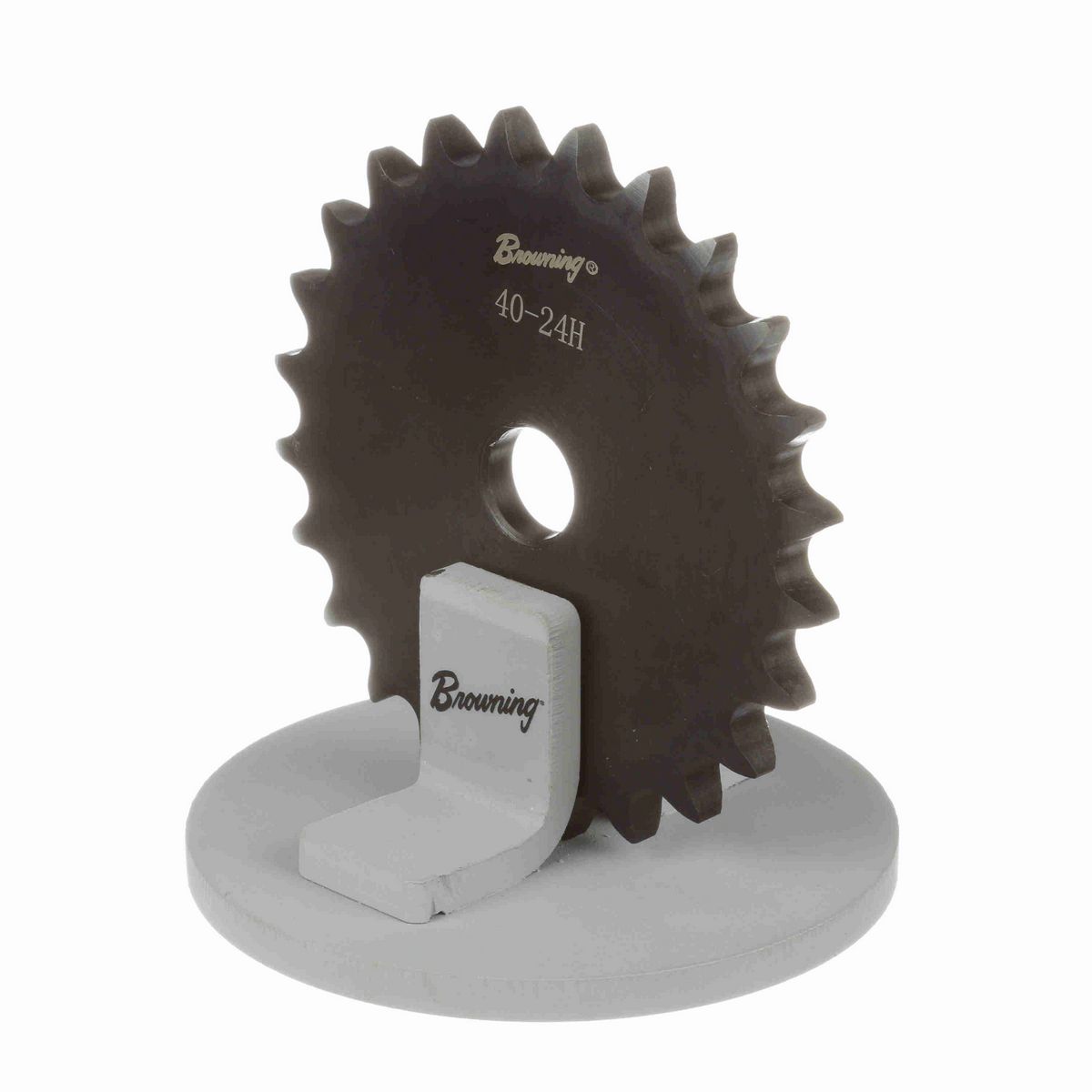 Browning Steel Minimum Plain Bore Roller Chain Sprocket - 40A24
