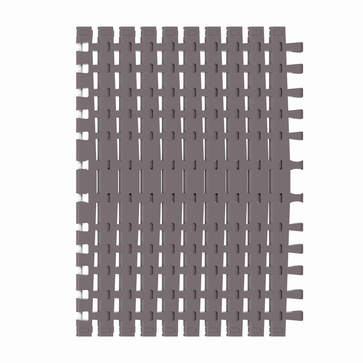 Rexnord 7956GT Side-flexing Flush Grid, Material: Brown High Performance, Width: 18in, Pitch: 1.25in - 10324707
