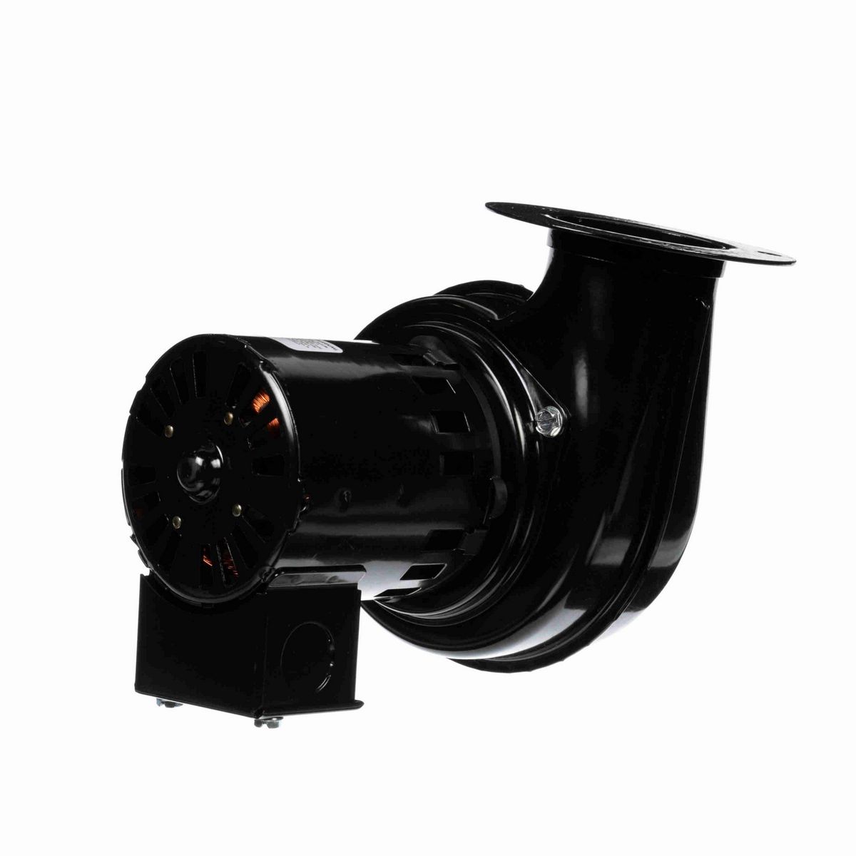 FASCO Round Outlet Shaded Pole Centrifugal Blower, 115 Volts, Flange: Yes - 50748-D500