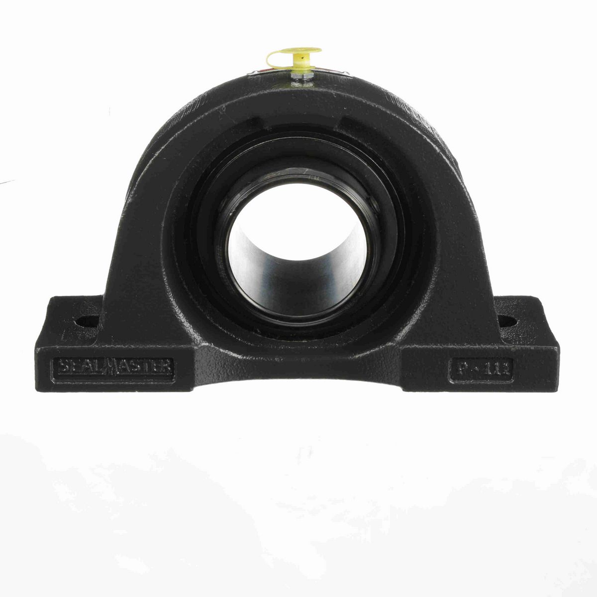 Sealmaster Mounted Cast Iron Two Bolt Pillow Block Ball Bearing - 52100 Bearing Steel, Black Oxided - Double Setscrew Lock - NPD-39