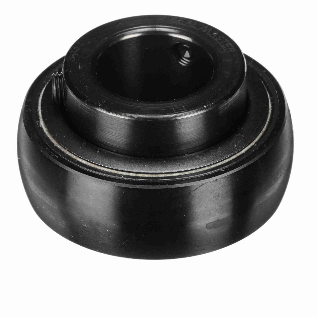 Sealmaster Mounted Insert Only Ball Bearing - 52100 Bearing Steel, Black Oxided - Setscrew Lock - 3-13