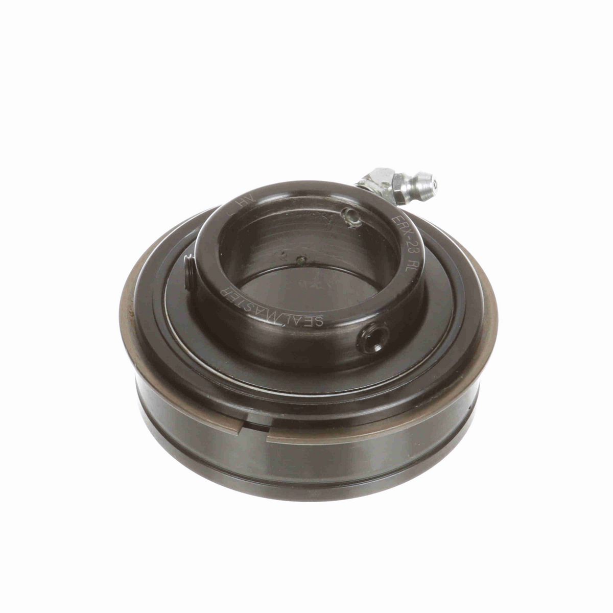 Sealmaster Mounted Insert Only Ball Bearing - 52100 Bearing Steel, Black Oxided - Setscrew Lock - Inner Race Able to be Relubricated - ERX-23 RL