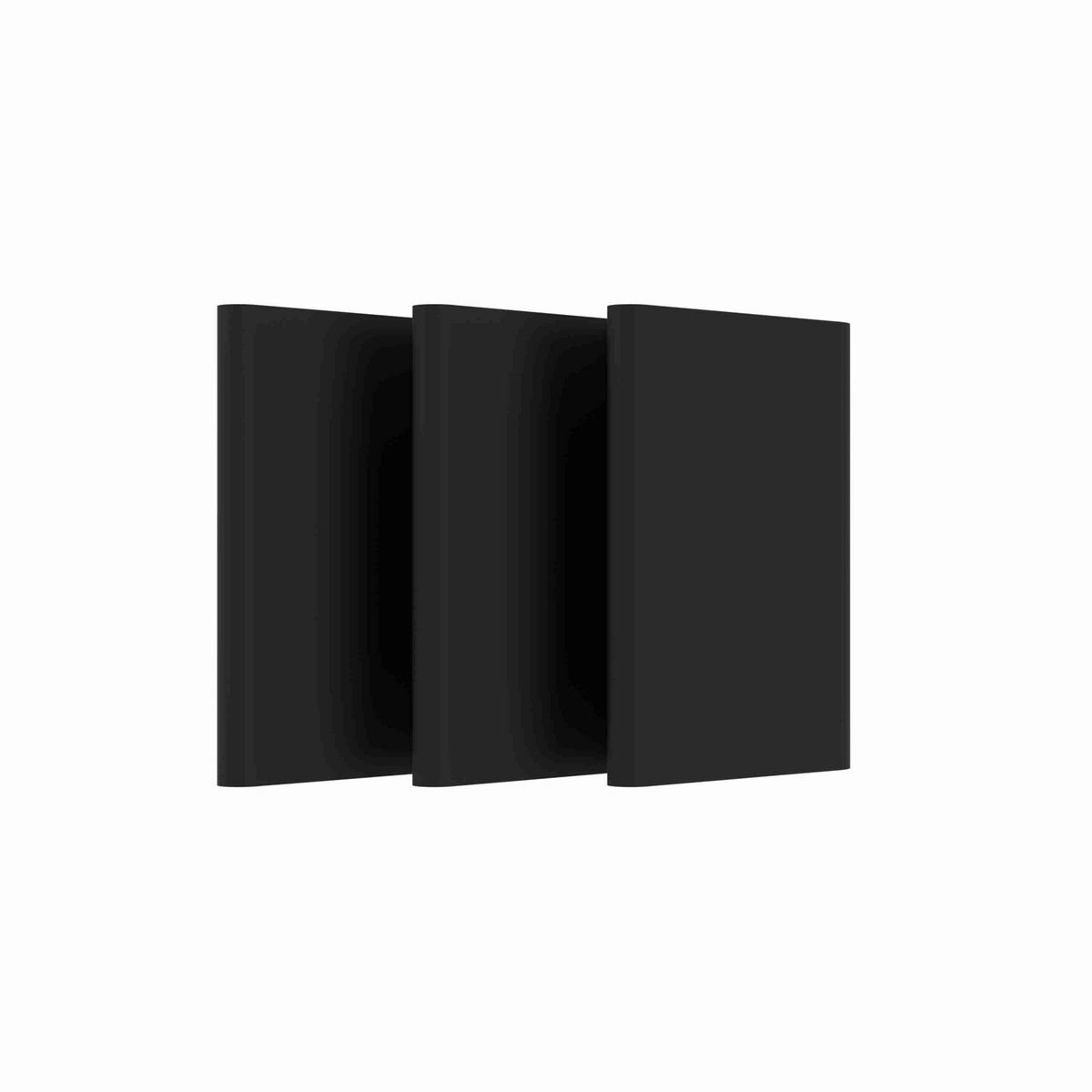 Rexnord Loose 1.23 Inch Wide Black Jaw Shaped SideGrip™ Gripper in Neoprene 40 Shore A Material - 114-882-1