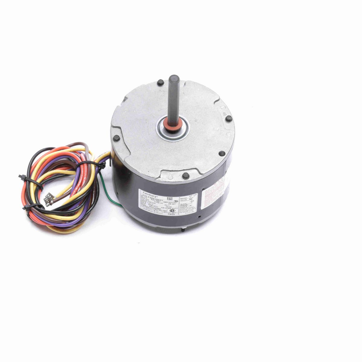 Century OEM Replacement Motor, 1/5 HP, 1 Ph, 60 Hz, 208-230 V, 825 RPM, 1 Speed, 48 Frame, TEAO - 795A