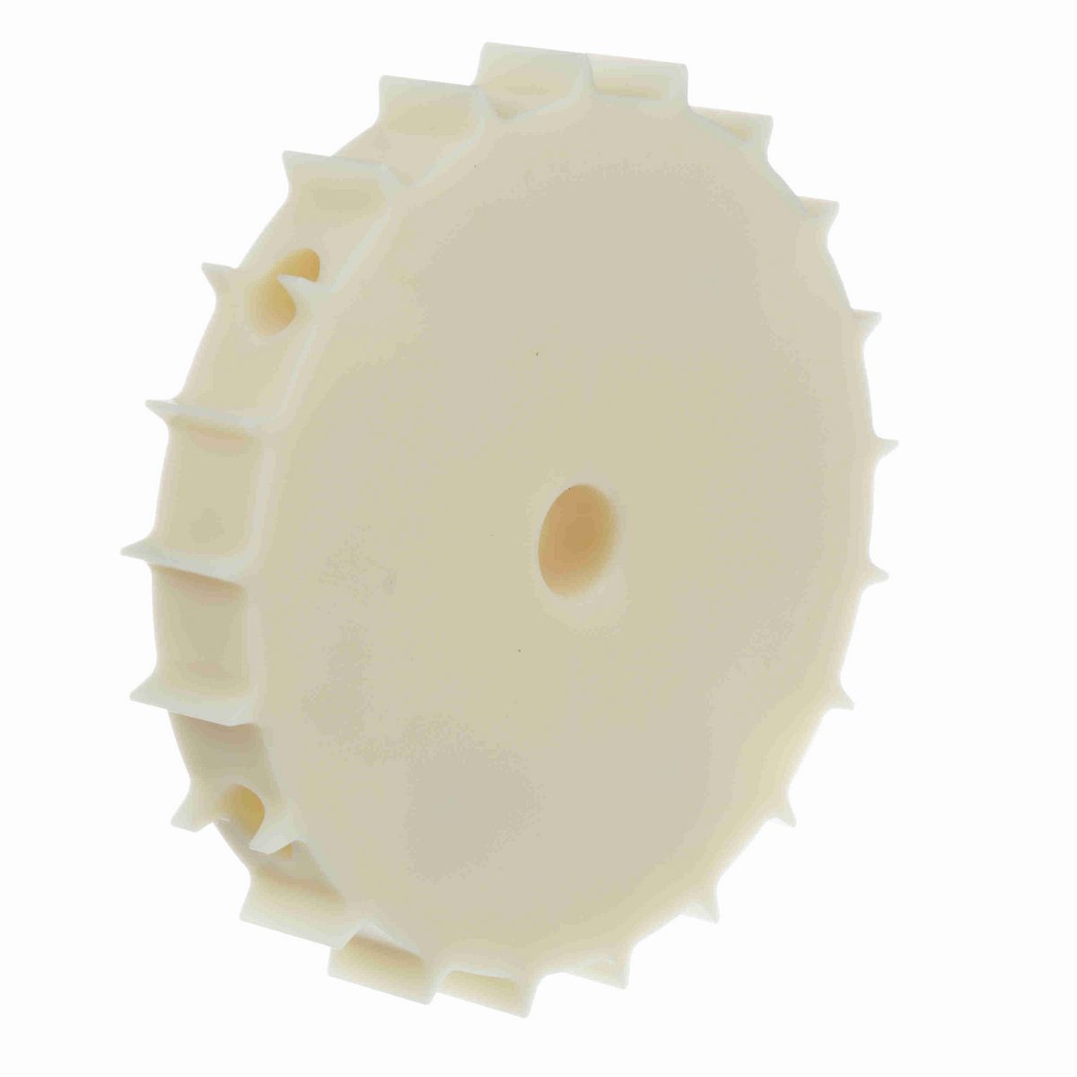 System Plast 2251 Series Split Machined Sprocket with 21 Teeth, a 1-1/4in Round Shaft-Ready Bore and Setscrew - 2251-21R1.25-DMS-SS
