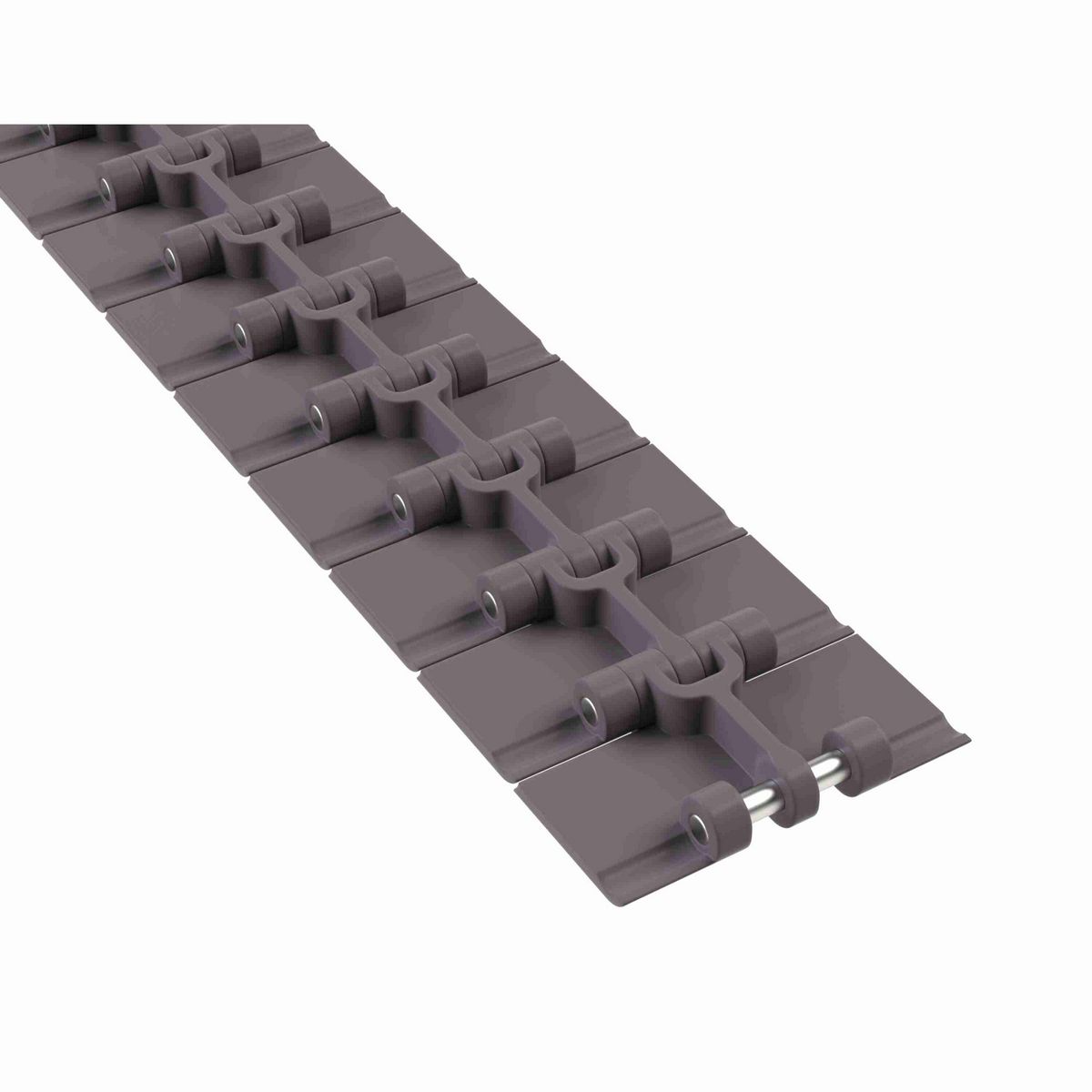 Rexnord 820 Straight Running Solid Top, Material: Brown High Performance, Width: 3.25in, Pitch: 1.5in - 81400011