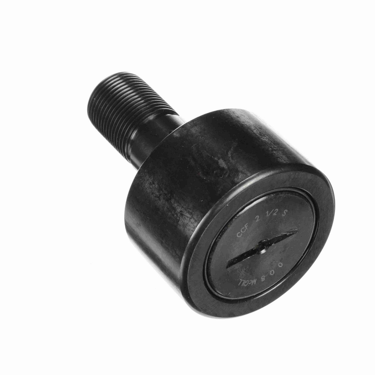 Опорный ролик с цапфой McGill CAMROL CCF 2 1/2 S, бочкообразный, с уплотнением, со шлицем под отвёртку, дюймовый