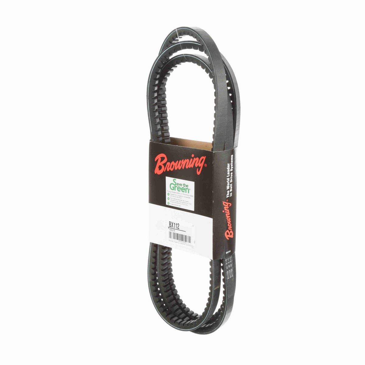 Browning EPDM Notched Belt 98% Efficient - BX112