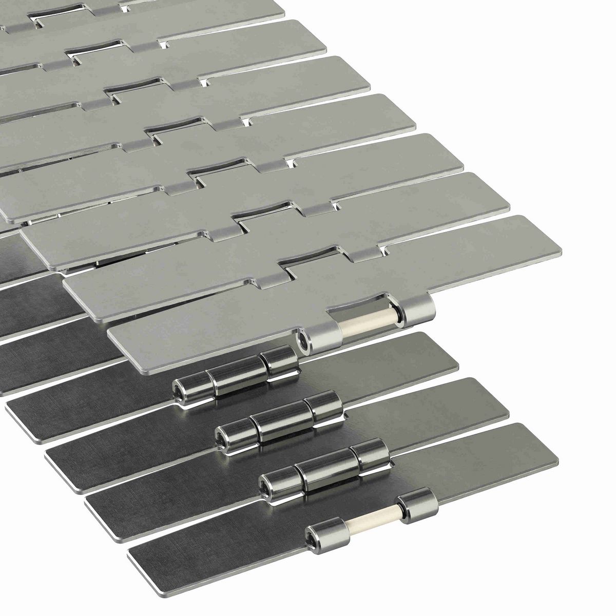 Rexnord 8857M RT DR Side-flexing RubberTop®, Material: 0, Width: 7.5in, Pitch: 1.5in - 10847610