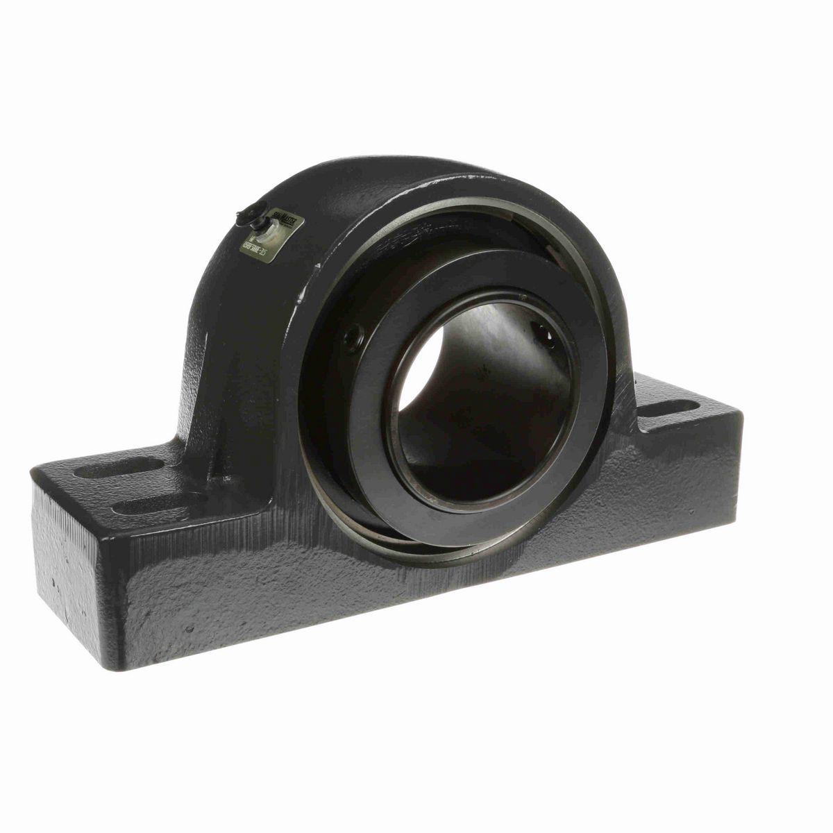 Sealmaster Mounted Cast Iron Four Bolt Pillow Block Spherical Roller - 52100 Bearing Steel, Black Oxided - Collar Mount Lock - USRBF5000E-315