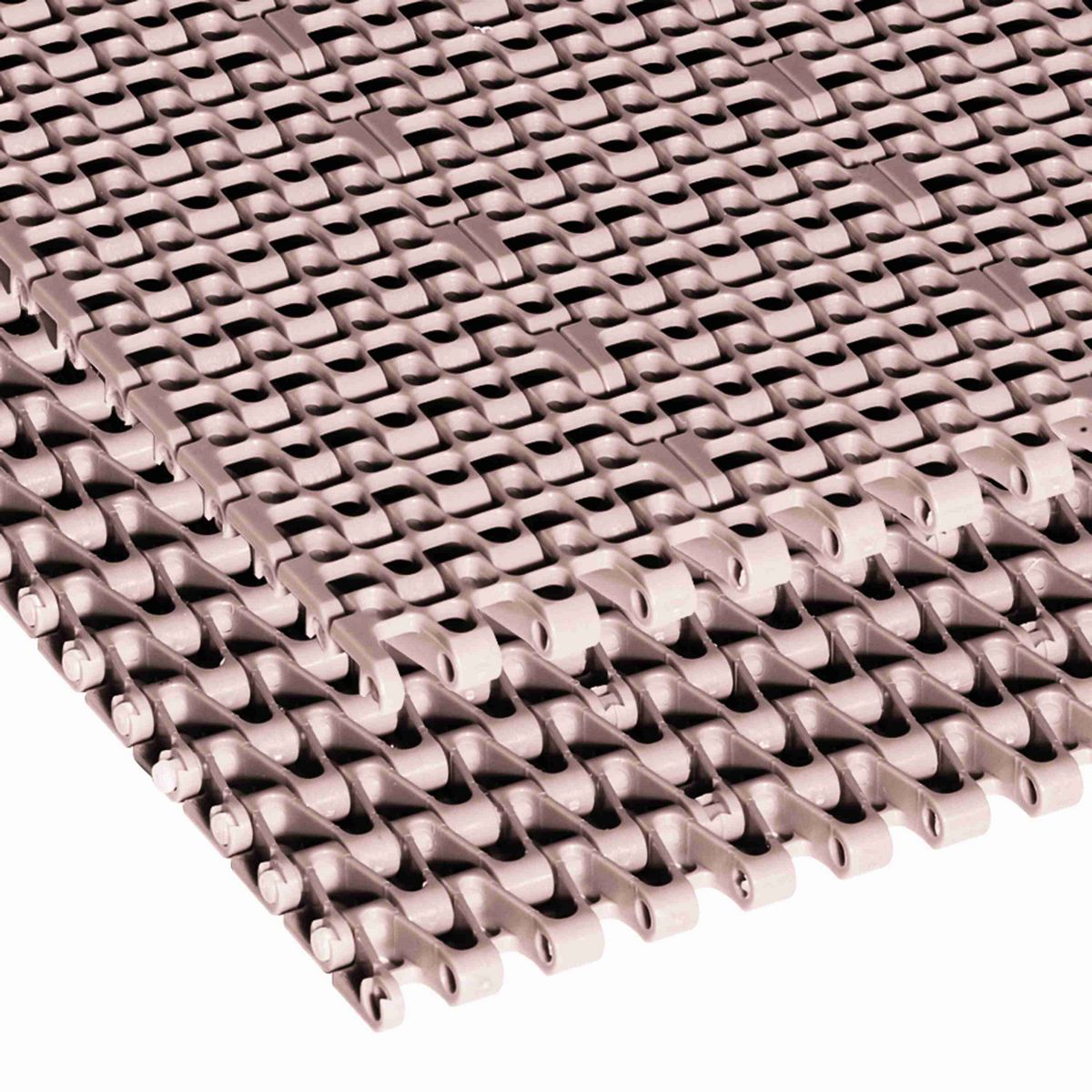 Rexnord 6938 Straight Running Open Area, Material: White High Temperature, Width: 6in, Pitch: 0.75in - WHT6938-6