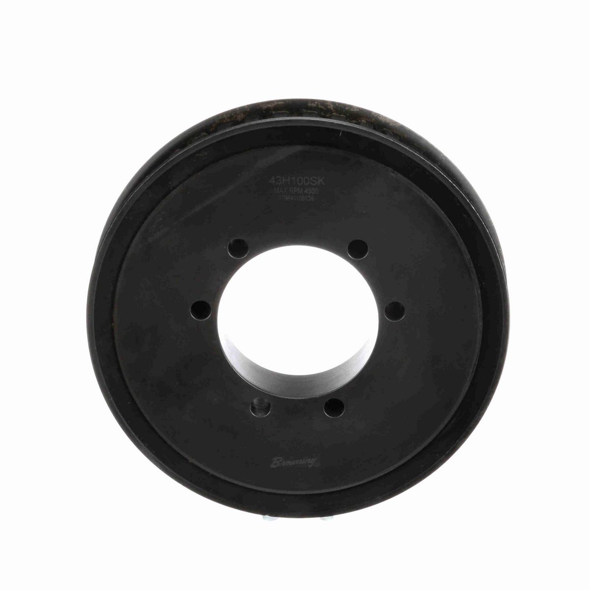 Browning Steel Bushed Bore Gearbelt Pulley - 43H100SK