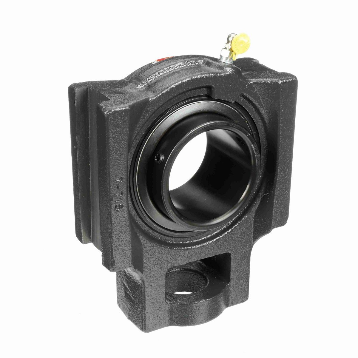 Sealmaster Mounted Cast Iron Wide Slot Take Up Ball Bearing - 52100 Bearing Steel, Black Oxided - Setscrew Lock - ST-55