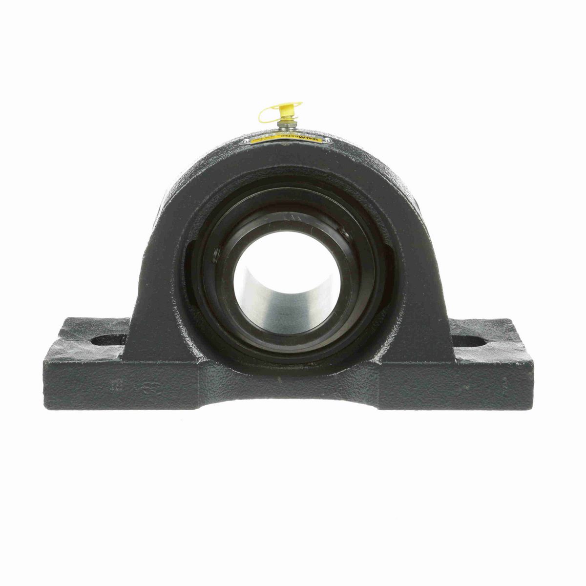 Sealmaster Mounted Cast Iron Two Bolt Pillow Block Ball Bearing - 52100 Bearing Steel, Black Oxided - Double Setscrew Lock - Air Handling Housing Fit, Noise Tested - MPD-35 CXU