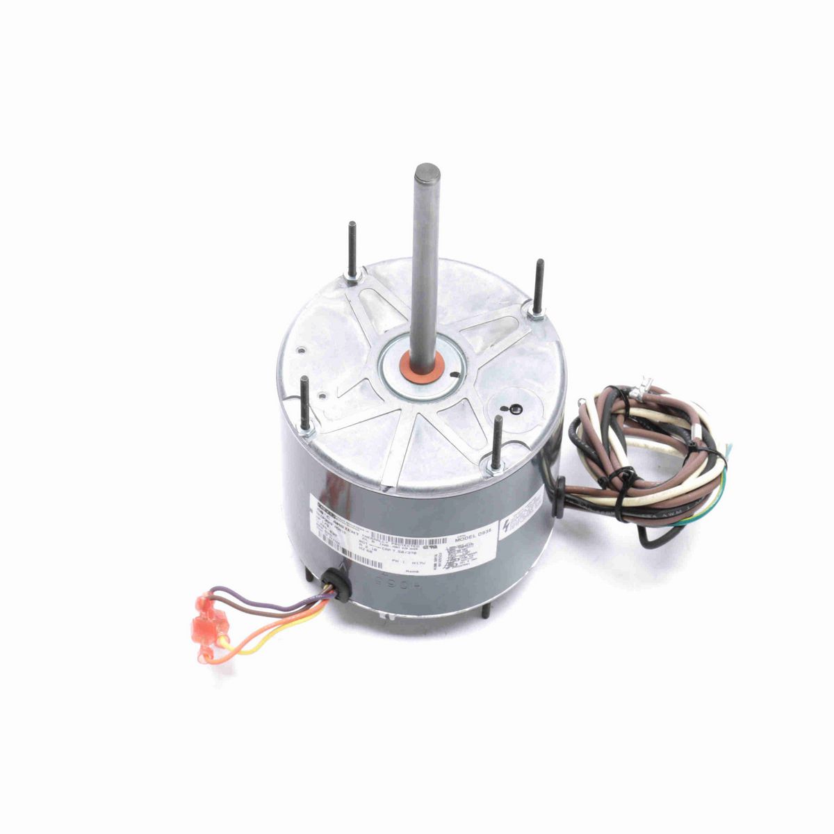 FASCO Condenser Fan Motor, 1/3 HP, 1 Ph, 60 Hz, 208-230 V, 825 RPM, 1 Speed, 48 Frame, TEAO - D936
