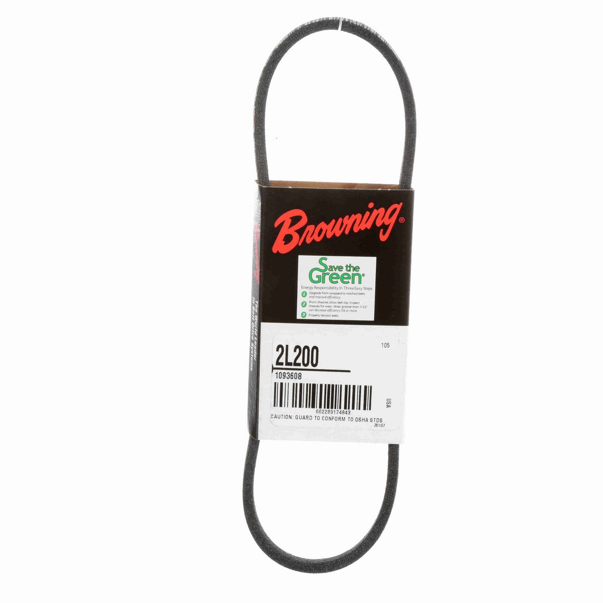 Browning Rubber FHP Belt - 2L200