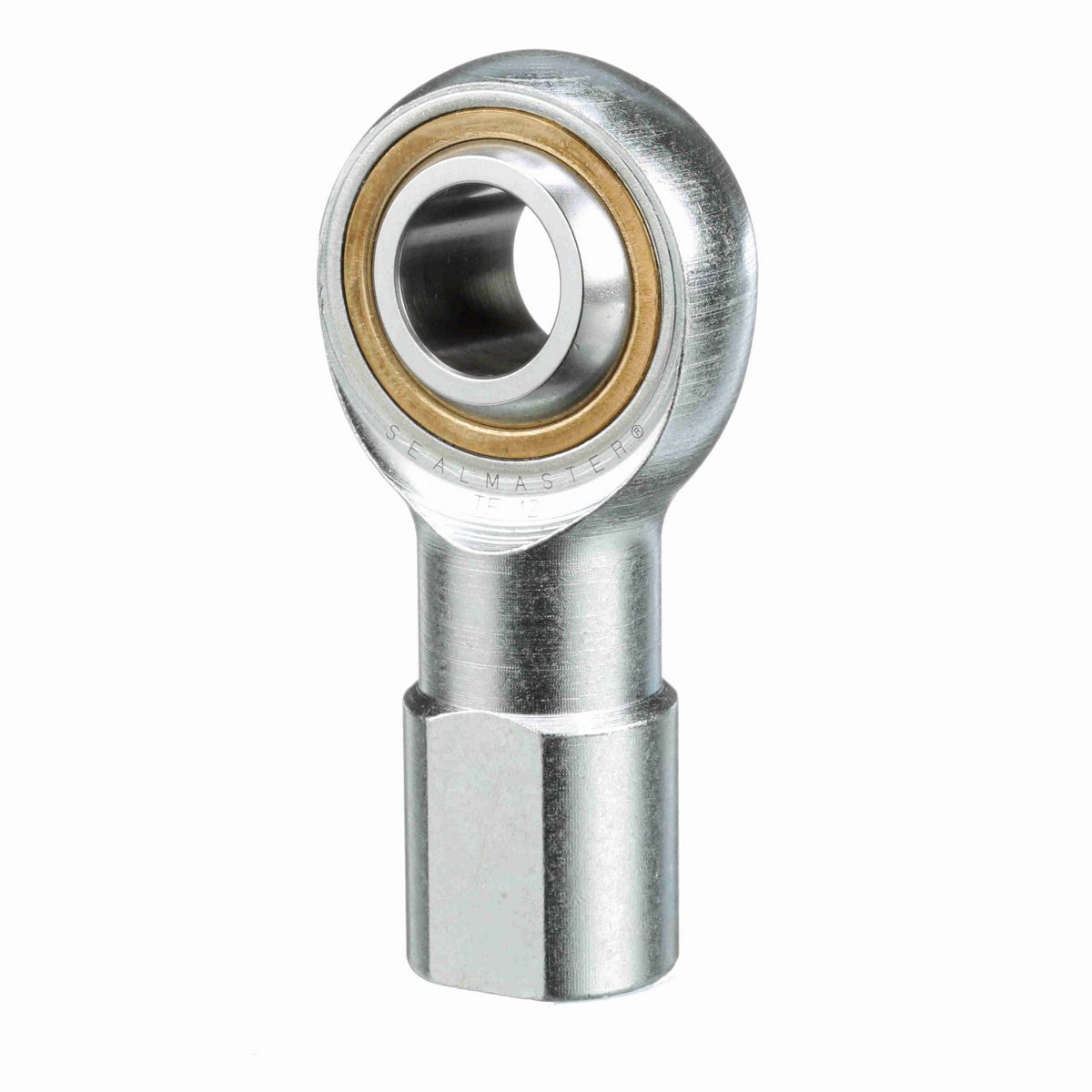Sealmaster Female Rod End Bearing - Three-Piece Rod End Bronze Race - TF 12