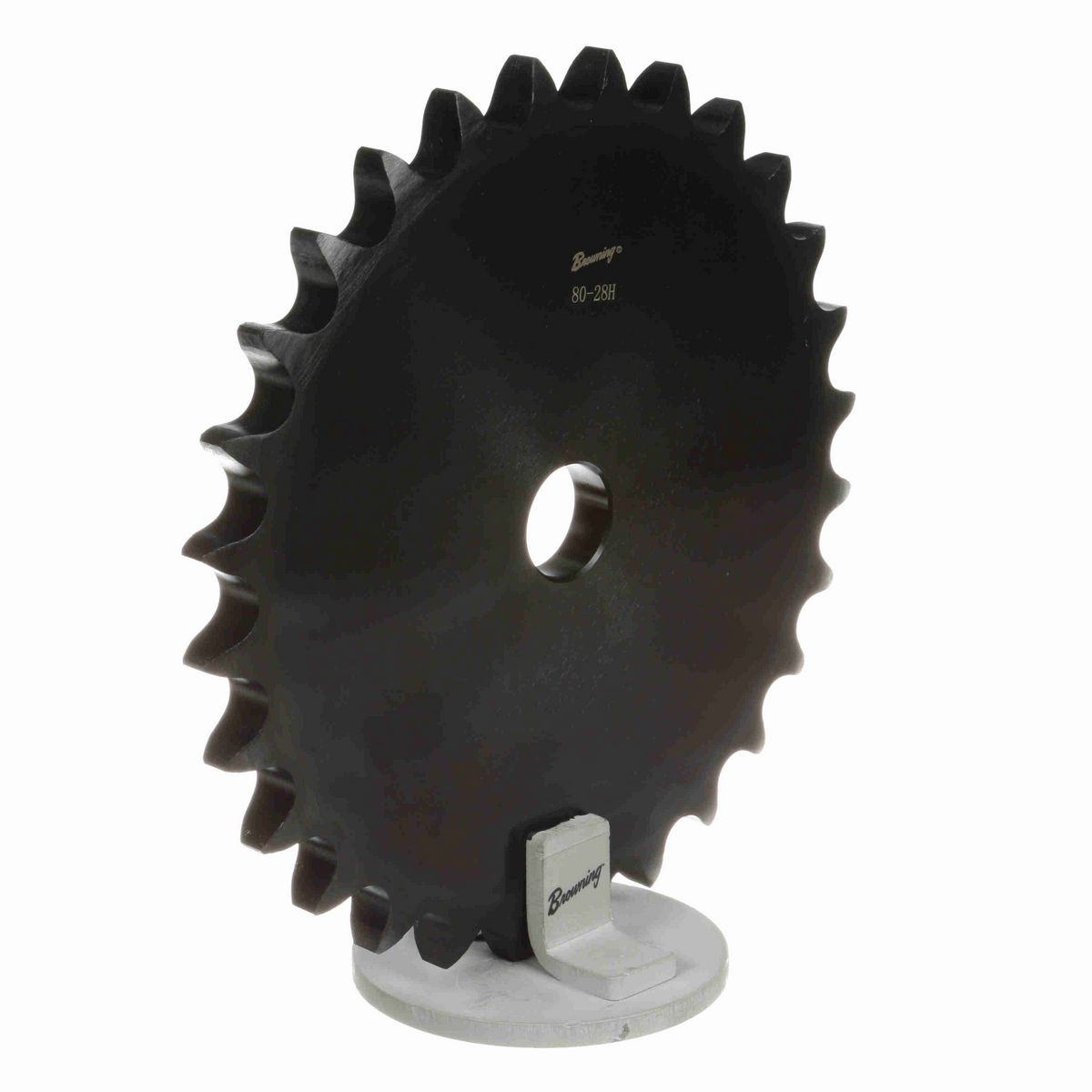 Browning Steel Minimum Plain Bore Roller Chain Sprocket - 80A28