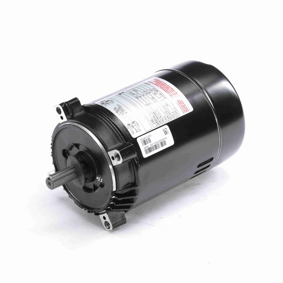 Century Jet Pump Motor, 1/2 HP, 1 Ph, 60 Hz, 230/115 V, 3600 RPM, 56C Frame, ODP - K1052