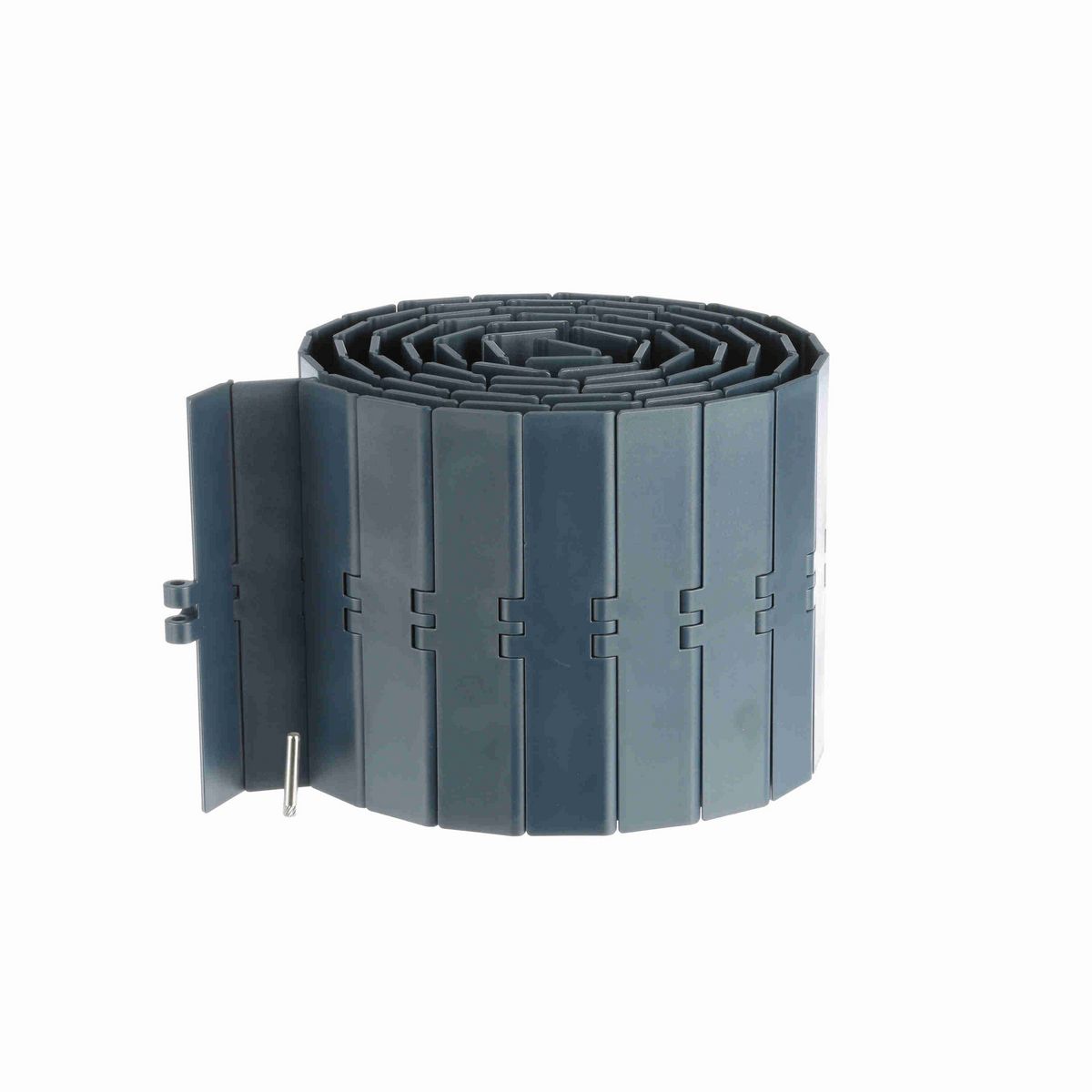 System Plast 820 Straight Running Solid Top, Material: NG evo (Gray Blue), Width: 7.5in, Pitch: 1.5in - NGE820-K750