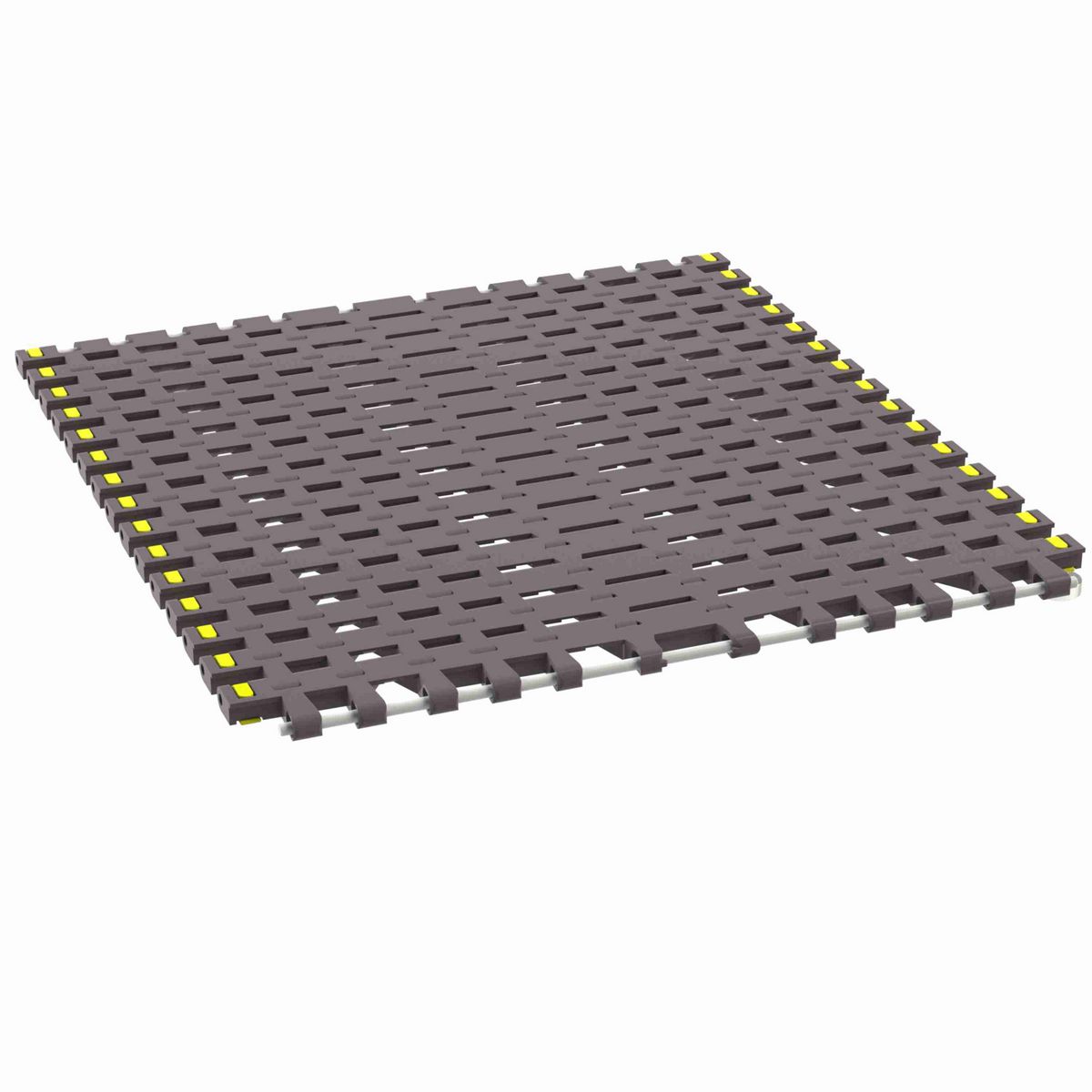 Rexnord 7956B Side-flexing Flush Grid, Material: Brown High Performance, Width: 18in, Pitch: 1.25in - 81450771