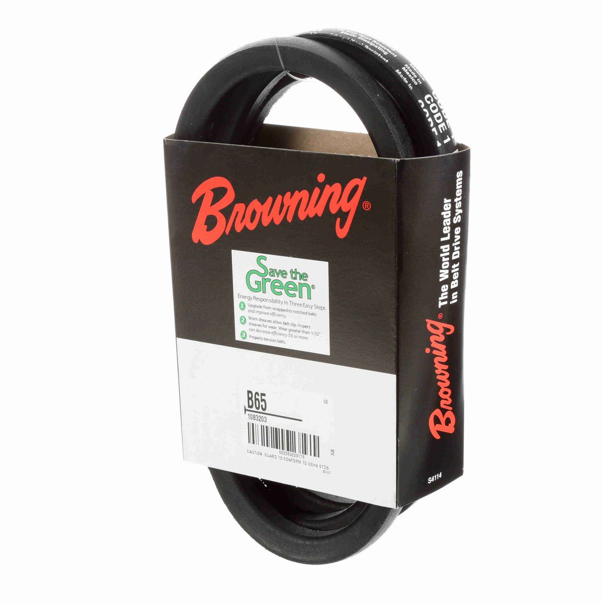 Browning Neoprene Wrapped Belt 95% Efficient - B65