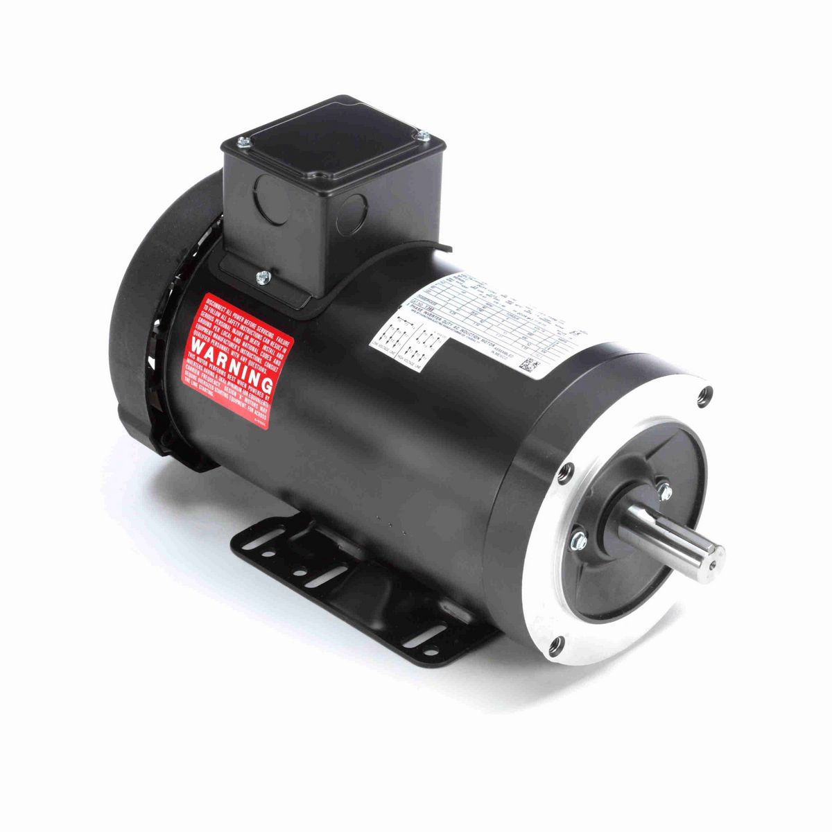LEESON Speed Ratio Motor, 2 HP, 3 Ph, 60 Hz, 230/460 V, 1800 RPM, 145TC Frame, TEFC - Y368