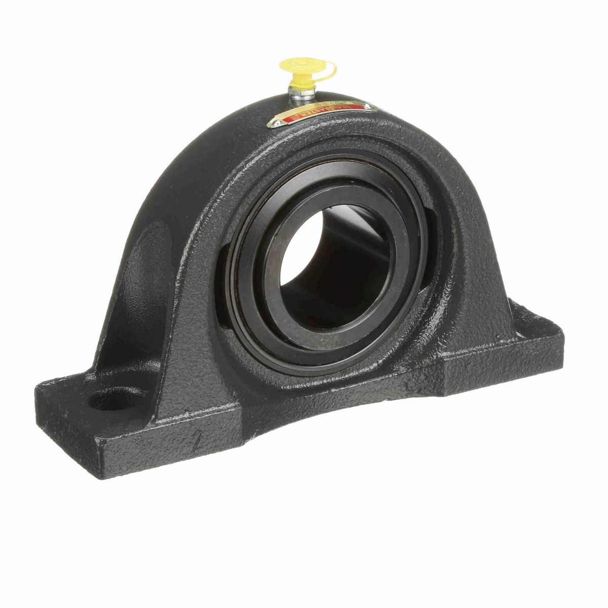 Sealmaster Mounted Cast Iron Two Bolt Low Base Pillow Block Ball Bearing - 52100 Bearing Steel, Black Oxided - Setscrew Lock - NPL-32