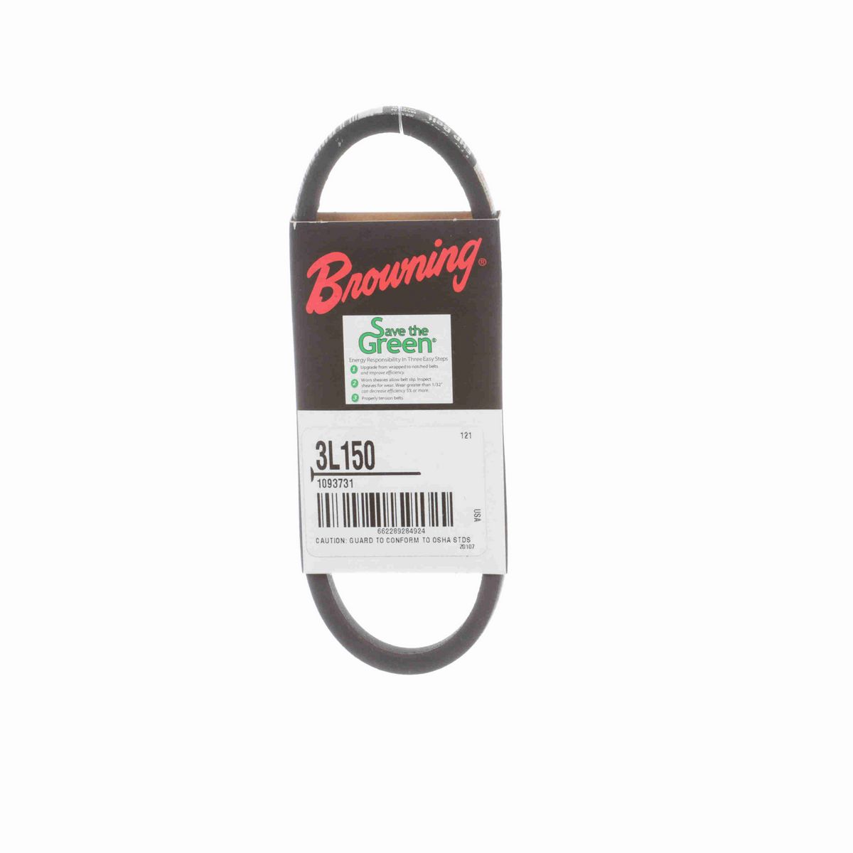 Browning Rubber FHP Belt - 3L150