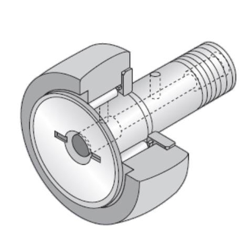 Cam follower with shaft NTN KR90LLH/3AS