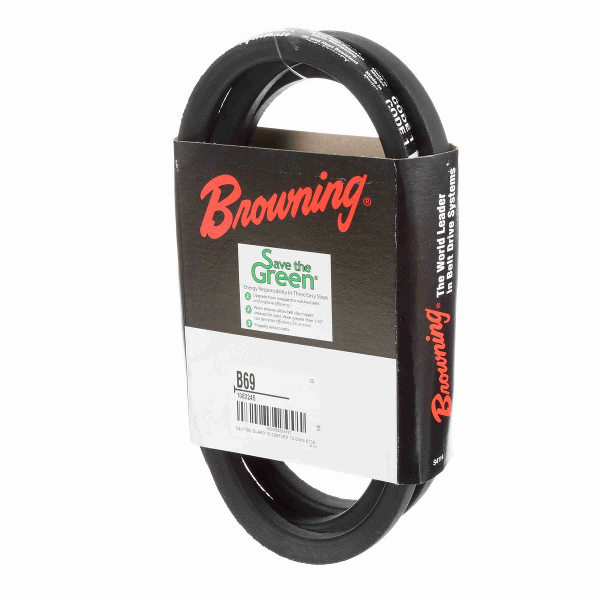 Browning Neoprene Wrapped Belt 95% Efficient - B69