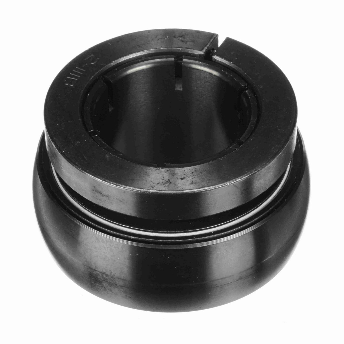 Sealmaster Mounted Insert Only Ball Bearing - 52100 Bearing Steel, Black Oxided - Concentric Lock - 2-112T