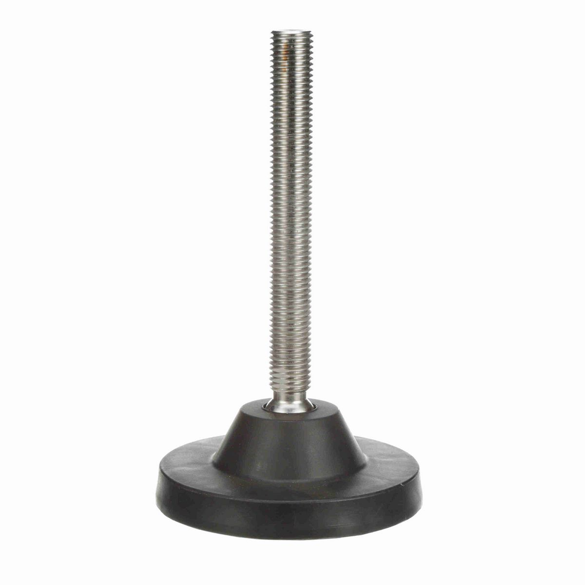 System Plast Articulating Plastic Leveler; Series: VG-513, Base Diameter: 4.84, Spindle Length: 6.15-mm, Thread: M20 - VG-513-01-SM20-L8