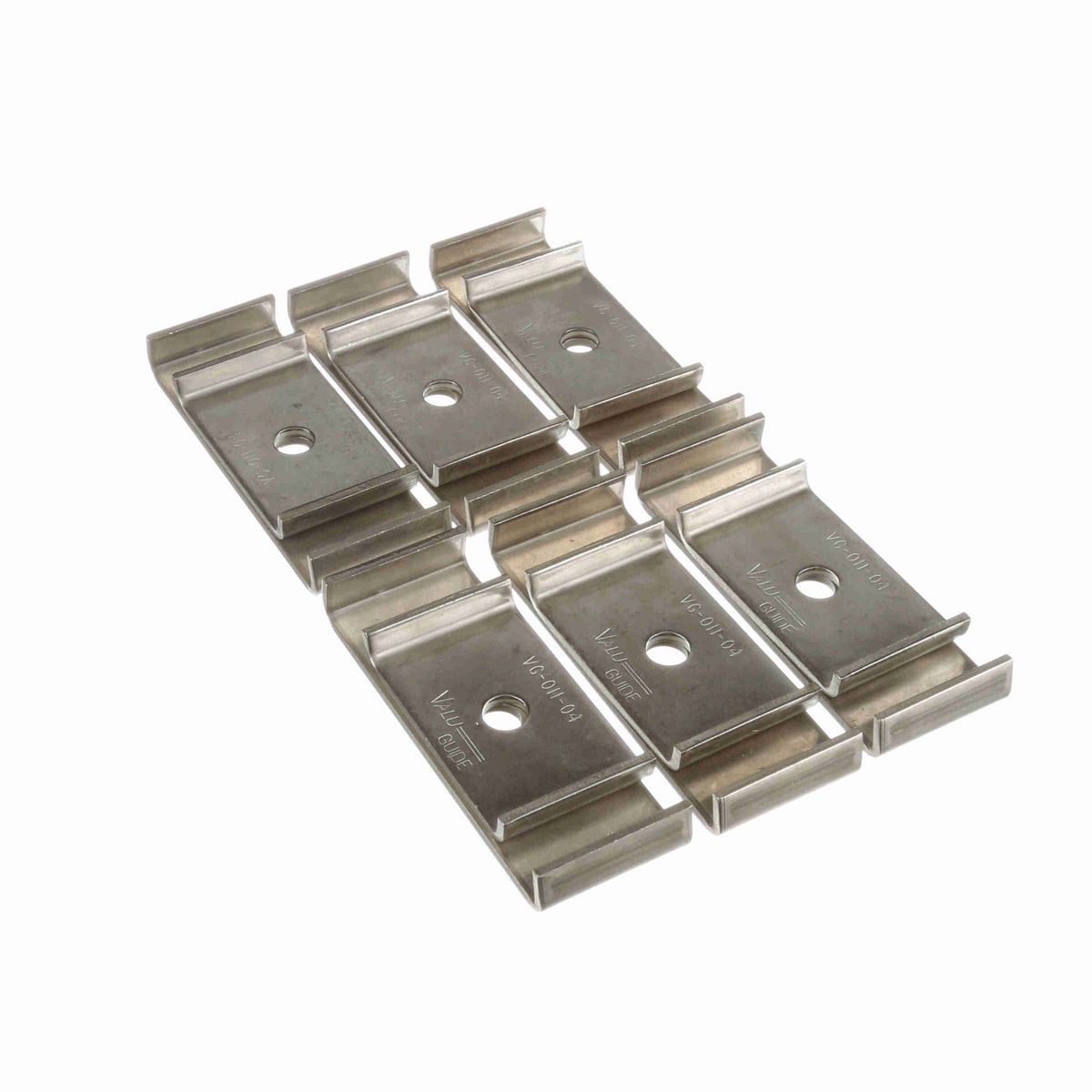 System Plast Double Rail Clamp, Stainless Steel,~3.25" C.D. - VG-011-04