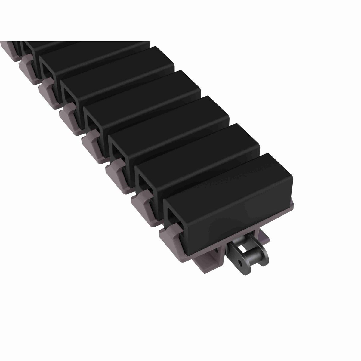 Rexnord 1873TAB SideGrip™ Side-flexing, Material: Brown High Performance, Width: 3.75in, Pitch: 1.5in - 81440061