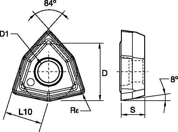 Drill Fix DFT - GD Inserts Kennametal Drill Fix DFT - GD Inserts [5067475]