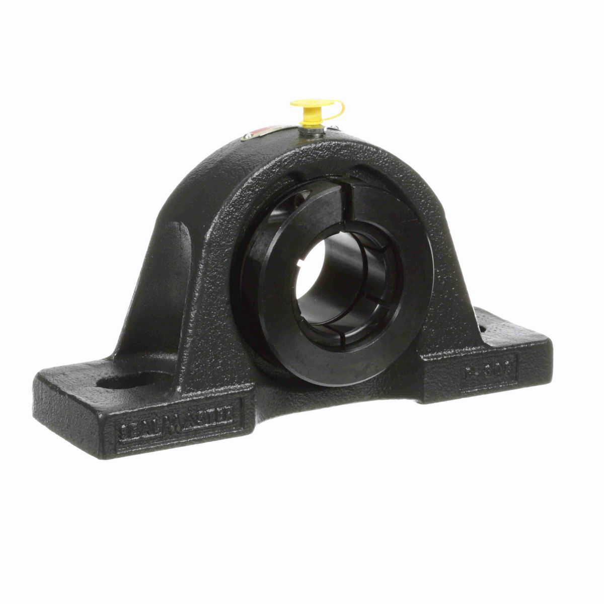 Sealmaster Mounted Cast Iron Two Bolt Pillow Block Ball Bearing - 52100 Bearing Steel, Black Oxided - Concentric Lock - MP-27T