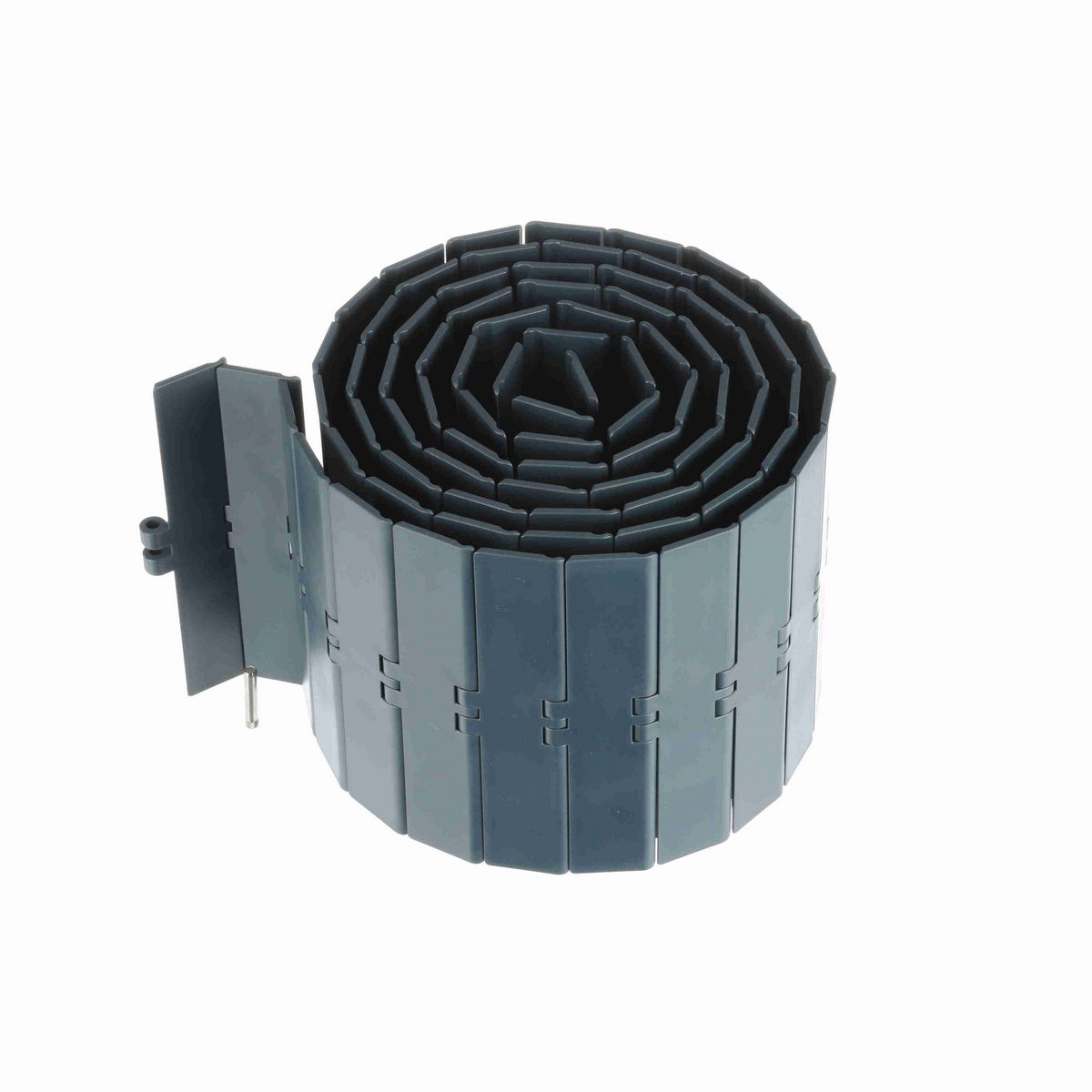 System Plast 820 Straight Running Solid Top, Material: NG evo (Gray Blue), Width: 7.5in, Pitch: 1.5in - NGE820-K750