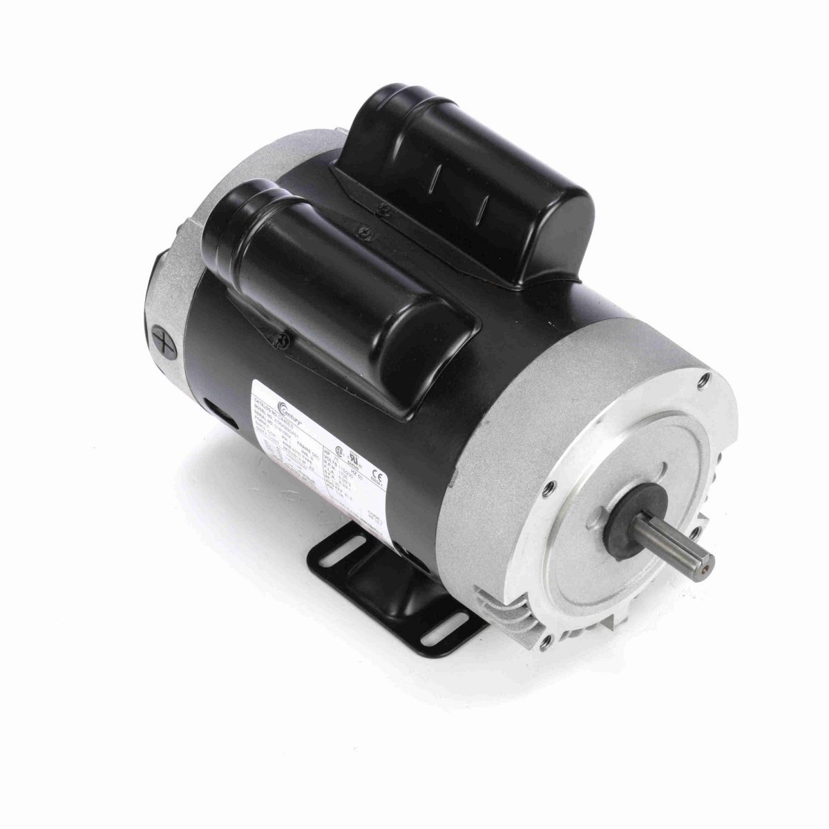 Century General Purpose Motor, .75 HP, 1 Ph, 60 Hz, 115/230 V, 1800 RPM, 56C Frame, ODP - C446ES