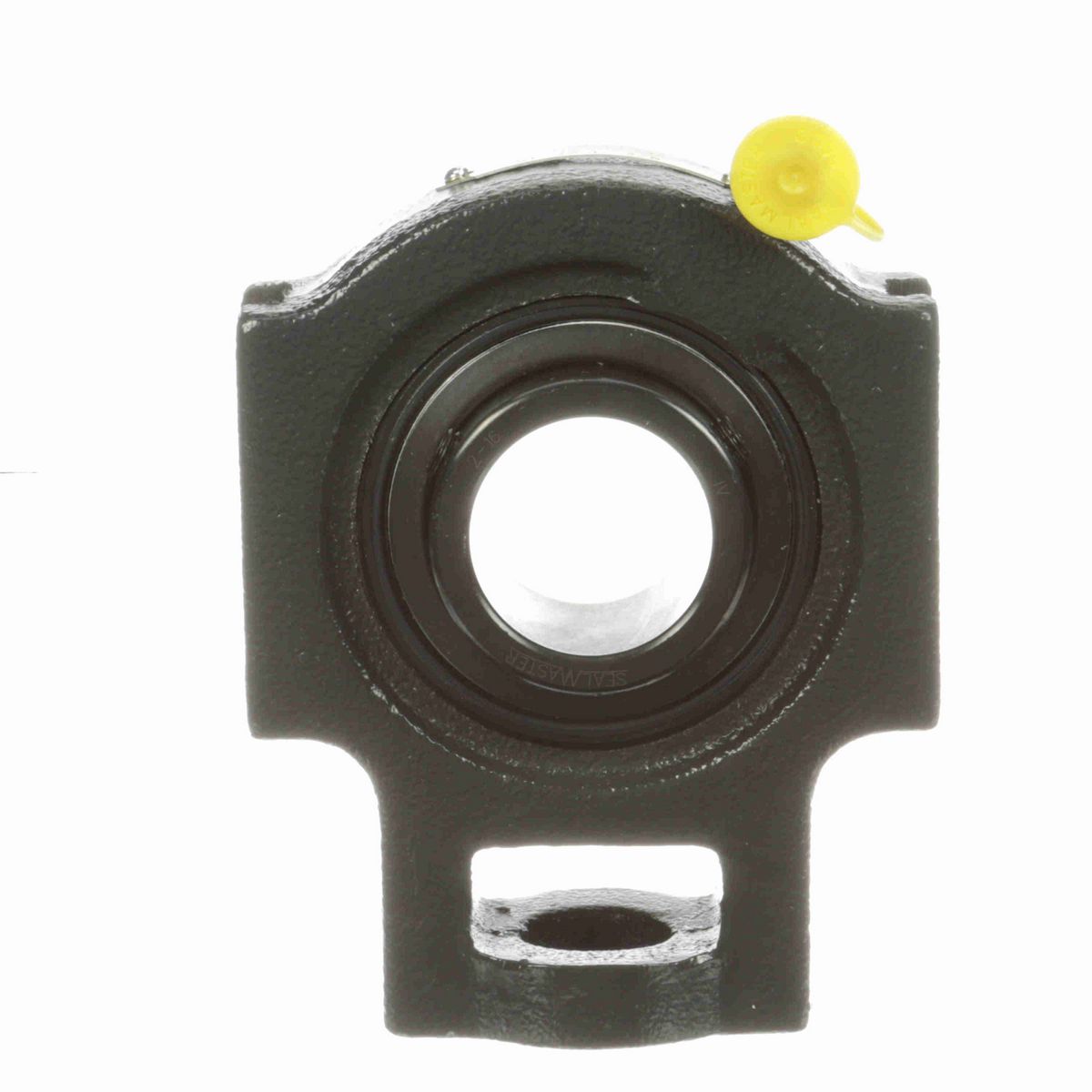 Sealmaster Mounted Cast Iron Wide Slot Take Up Ball Bearing - 52100 Bearing Steel, Black Oxided - Setscrew Lock - ST-22