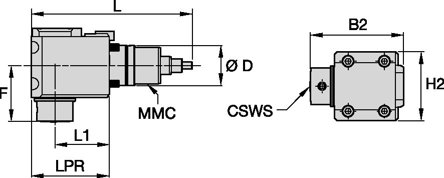 Nakamura - Static Tool Radial - KM - MMC 030 Kennametal Static Tool Radial - KM - TACU030KM32SR61569460 [6752723]
