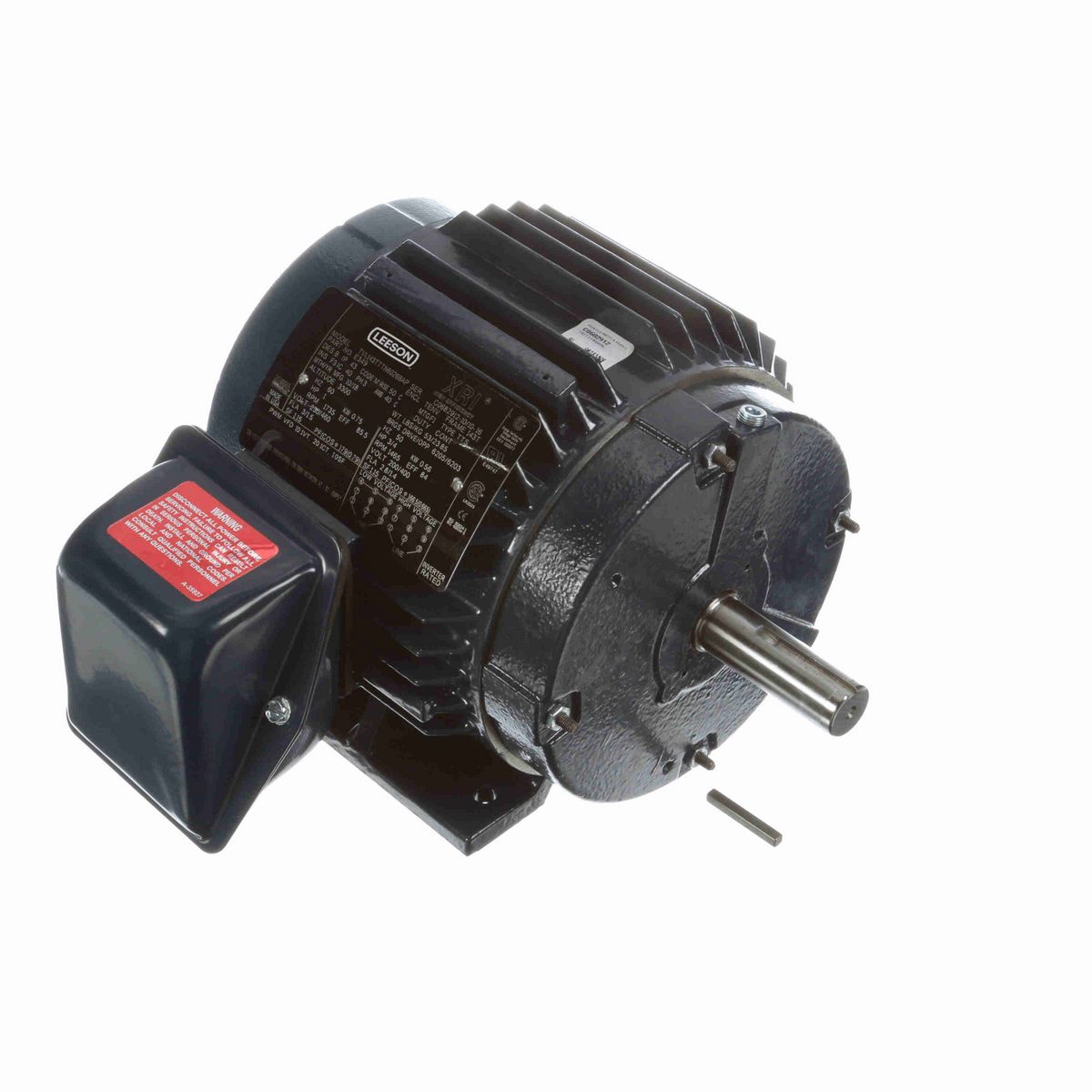 LEESON General Purpose Motor, 1 & 0.75 HP, 3 Ph, 60 & 50 Hz, 230/460 & 200/400 V, 1800 & 1500 RPM, 143T Frame, TENV - E349